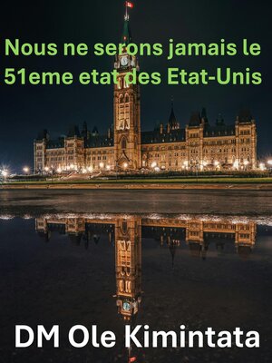 cover image of Nous ne pouvons pas être le 51e État des États-Unis